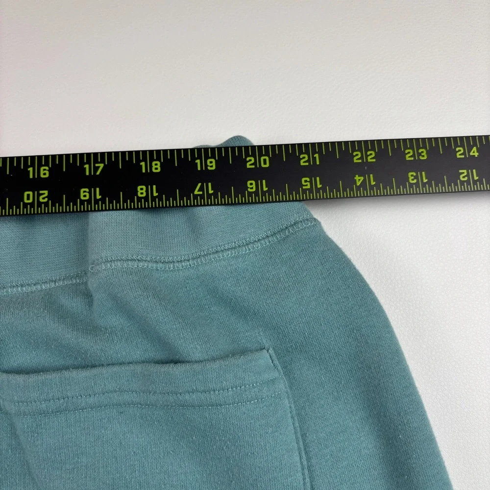 Lands' End Sweatpants Mens 2XLT Mint Green Cotton Stretch Tapered Leg Drawstring